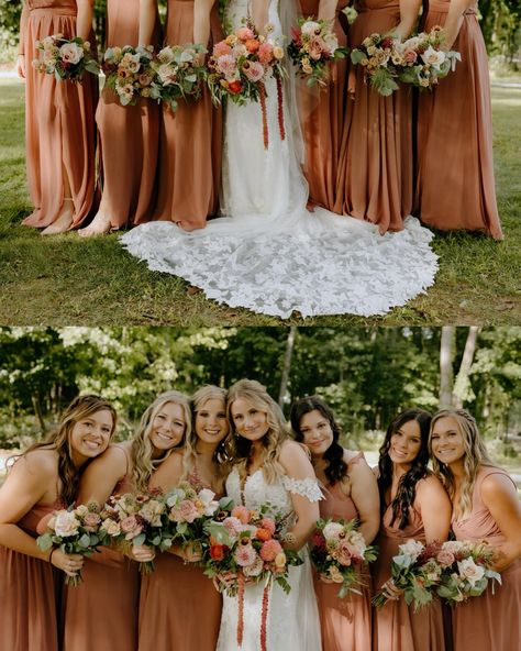 The Bridal Party 💕 Here are some favorites from Emily & Chris’ bridal party photos on their day… Seeing all of these bridal and wedding photos to post them is making me so dang excited for wedding season…. AGHHHH!! I cannot wait to celebrate with all of my new couples and to get creative again🤭 #weddingphotography #weddingphotographer #ohioweddingphotographer #akronweddingphotographer #clevelandweddingphotographer #clevelandwedding #columbusweddings #columbusweddingphotographer Fun Wedding Poses For Bridal Party, Bridal Party Photo Poses, Bridesmaid Photo Idea, Small Wedding Party Photos Group Shots Picture Ideas, Bride Maid Of Honour Photos, Wedding Bridesmaid Poses, Wedding Day Photos Ideas, Wedding Photo Inspiration Bridesmaids, Bridal Group Photos