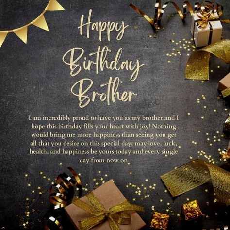 Heart Touching Birthday Wishes for Brother, Also Get the Best Wishes with Images for Your Brother's Birthday in 2024 here Happy Birthday Best Brother, Birthday Images For Brother, Happy Birthday Wishes To My Brother, Birthday Wishes Brother Quotes, Hbd Brother, Happy Birthday Brother Wishes Messages, Happy Birthday Wishes For A Brother, Birthday Wishes For Bhai Special, Happy Birthday Quotes For Brother