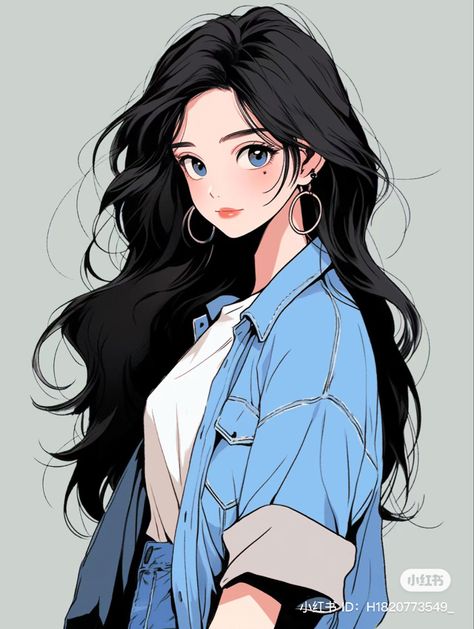 Aesthetic Girl Animated, Animated Girl, Fashion Design Inspiration, Anime Show, Girly Art Illustrations, Dessin Adorable, Digital Art Anime, Girls Illustration, Girls Characters