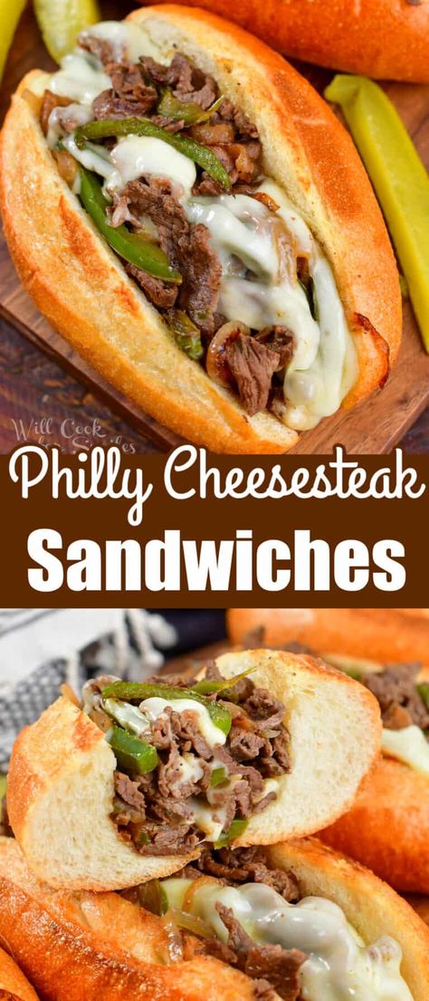 Tri Tip Philly Cheese Steak, Philly Cheese Steak Green Peppers, Deli Roast Beef Philly Cheese Steak, Philly Cheese Steak With Roast Beef, Steak And Provolone Sandwich, Steak Sandwiches Philly, Steak And Everything Sandwich, Philly Cheese Hamburger Sandwich Recipe, Philly Cheese Steak Sandwich Recipe Using Deli Roast Beef