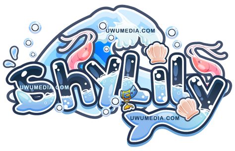 Custom Vtuber Logos | UWU MEDIA Vtuber Logo Font, Vtuber Logo Ideas, Canva Logo Ideas, Vtuber Banner, Logo Name Ideas, Kawaii Minimalist, Aesthetic Logos, Free Watermark, Font Ideas Alphabet