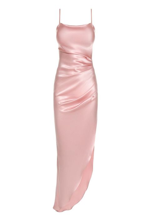 A long pink silk dress with subtle stripesperfect for weddingsbridesmaidsor special eventsIts flowing silhouette and elegant design make it a versatile and stylish choice for various occasionsHigh slitdraped neckline100Silk Long Pink Silk Dress, Pink Long Dresses, Pale Pink Dresses, Pink Dress Long, Long Silk Dress, Silk Bridesmaid Dresses, Silk Prom Dress, Pale Pink Dress, Long Drapes