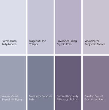 Dreaming in Color: 6 Sensational Purple Bedrooms - other - Jennifer Ott Interior Design Purple Paint Colors, Bedroom Purple, Interior Paint Colors Schemes, Purple Bedrooms, Purple Paint, Mocha Color, Bedroom Paint Colors, Interior Paint Colors, Bedroom Paint