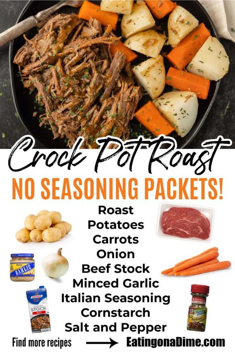 Pot Roast Crock Pot Recipes With Seasoning Packets, Crockpot Roast Seasoning Easy Recipes, Crock Pot Recipes Roast, The Best Crockpot Roast, Frozen Pot Roast Crock Pot Recipes, Gluten Free Beef Roast Crockpot Recipes, Seasonings For Pot Roast, Crock Pot Recipes Pot Roast, Pit Roast Crock Pot Easy Recipes