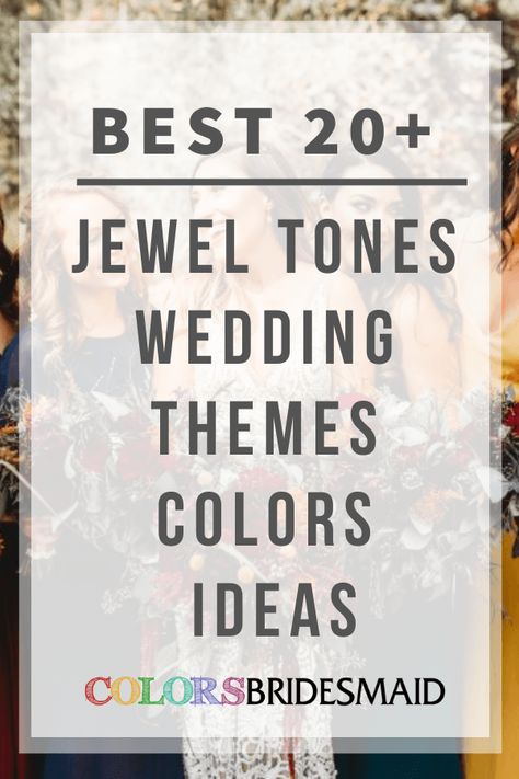 Top 40+ Wedding Colors for All Seasons and Colors - ColorsBridesmaid Summer Wedding Colors Jewel Tones, Wedding Color Palette Jewel Tone, Jewel Tone Wedding Color Schemes, Ruby And Emerald Wedding Colors, Jewel Toned Bridesmaid Dresses, Muted Jewel Tones Color Palettes Wedding, Wedding Bouquet Jewel Tones, Bridesmaid Bouquet Jewel Tone, Magenta Bridesmaid