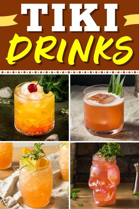 Summer’s almost here, and there’s no better way to celebrate than with these fun and easy Tiki drinks! They’re larger than life and ideal for parties. Tiki Torch Cocktail, Vodka Tropical Drinks, Tiki Torch Drink, Tiki Torch Drink Recipe, Tiki Bar Cocktails, Easy Tiki Drinks, Tiki Cocktails Recipes, Hawaiin Drinks, Tiki Bar Drinks