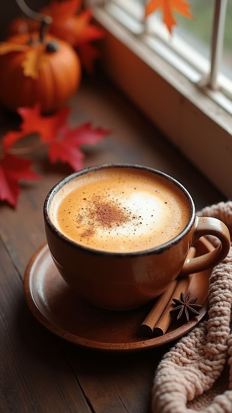 Pumpkin Chai Tea Latte Pumpkin Chai Tea Latte, Chai Tea Latte At Home, Chai Drinks, Chai Aesthetic, Morning Chai, Pumpkin Chai Tea, Pumpkin Spiced Latte, Latte At Home, Tea Aesthetic