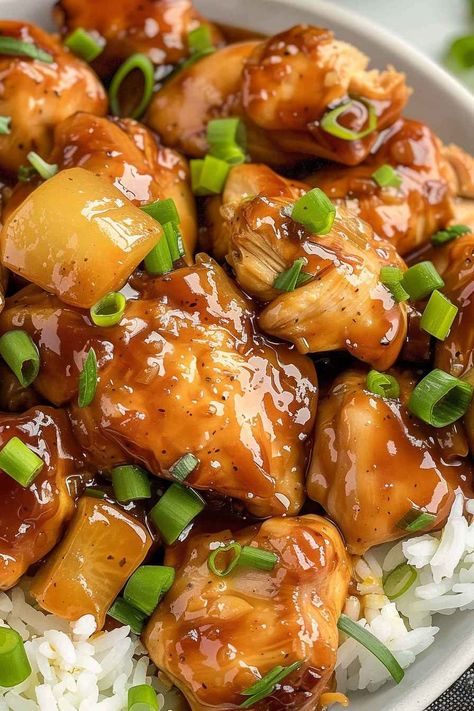 Boneless Chicken Thighs Crockpot, Chicken Thighs Slow Cooker Recipes, Hawaiian Crockpot Chicken, Slow Cooker Asian Chicken, Hawaiian Crockpot, Sweet Hawaiian Crockpot Chicken Recipe, Hawaiian Chicken Recipes, Slow Cooker Asian, Crockpot Chicken Thighs