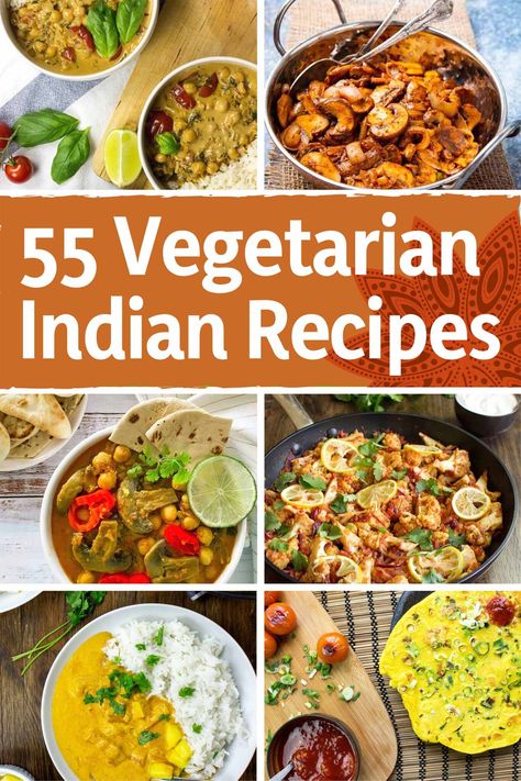 55 Vegetarian Indian Recipes – vibrant meals for a delicious vegetarian Indian feast | Hurry The Food Up Indian Vegetarian Dinner Recipes, Vegetarian Indian Recipes, Dinner Recipes Indian, Healthy Dinner Recipes Indian, Indian Dinner Recipes, Indian Dinner, Vegetarian Indian, Recipes Indian, Indian Food Recipes Vegetarian