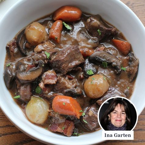 I Made Ina Garten’s Beef Bourguignon and It’s the Easiest Fancy Meal Ever Ina Garten Beef Bourguignon, Beef Bourguignon Recipe, Barefoot Contessa Recipes, Perfect Roast Chicken, Ina Garten Recipes, Classic French Dishes, Roast Chicken Recipes, French Dishes, French Cooking