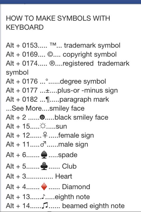 Symbols With Keyboard, Electronic Hacks, Internet Slang, Keyboard Symbols, Keyboard Hacks, Broadway Party, Whatsapp Tricks, Computer Hacks, Pinterest Tutorials