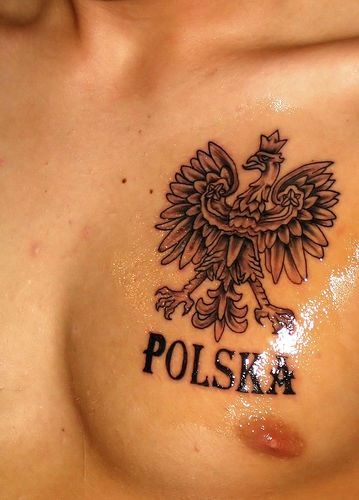 Polish Eagle Tattoo, Memory Tattoos, Polish Tattoos, Polish Eagle, Patriotic Tattoos, Country Tattoos, Eagle Tattoos, Mother Tattoos, Sweet Tattoos