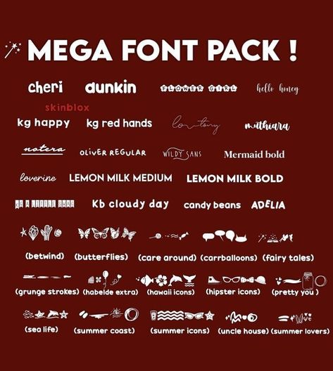 Popular Fonts For Edits, Fonts For Capcut, Theme Ideas For Fanpage, Capcut Fonts, Fonts For Edits, Soft Fonts, Dafont Fonts, Font Pack, Writing Fonts