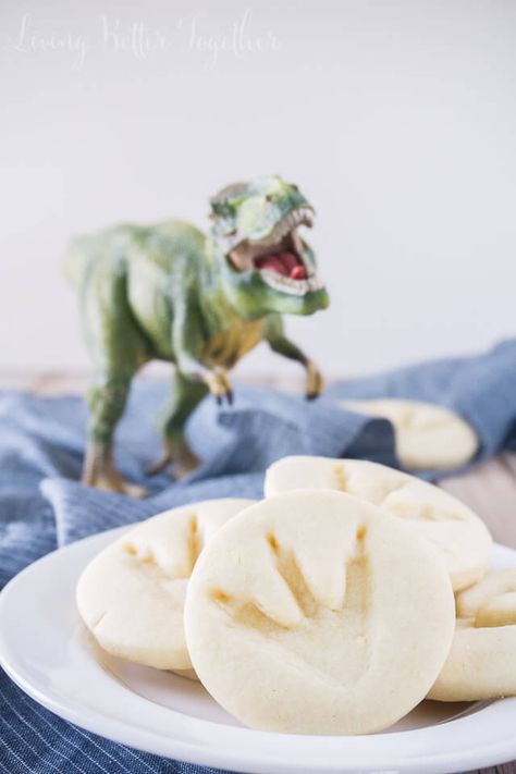 These simple Jurassic Park Dinosaur Cookies are so easy to make and are perfect for the Jurassic World release or a birthday party! Fête Jurassic Park, Dinosaur Party Games, Jurassic Park Birthday Party, 4de Verjaardag, Jurassic Park Party, Jurassic Park Birthday, Birthday Party At Park, Dinosaur Cookies, Dinosaur Themed Birthday Party