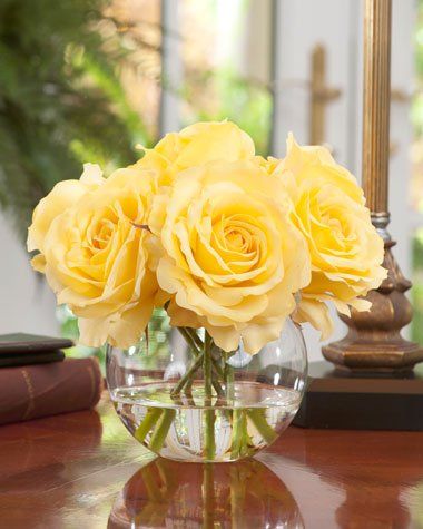 Yellow Centerpieces, Silk Rose Bouquet, Small Centerpieces, Rose Flower Pictures, Beach Flowers, Rose Centerpieces, Silk Floral Arrangements, Silk Rose, Silk Flower Arrangements