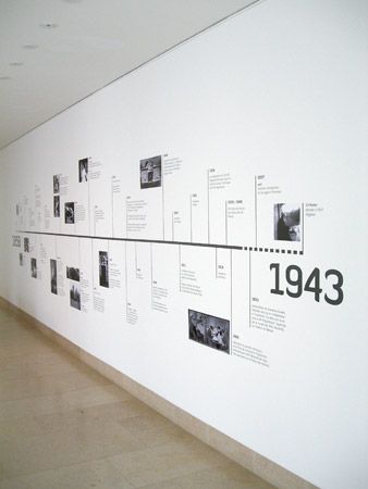 Graphic-ExchanGE - a selection of graphic projects // cool idea for time line - include people's stories Bar Deco, Museum Exhibition Design, History Wall, Viborg, Timeline Design, Graphic Projects, Exhibition Display, Environmental Design, Signage Design