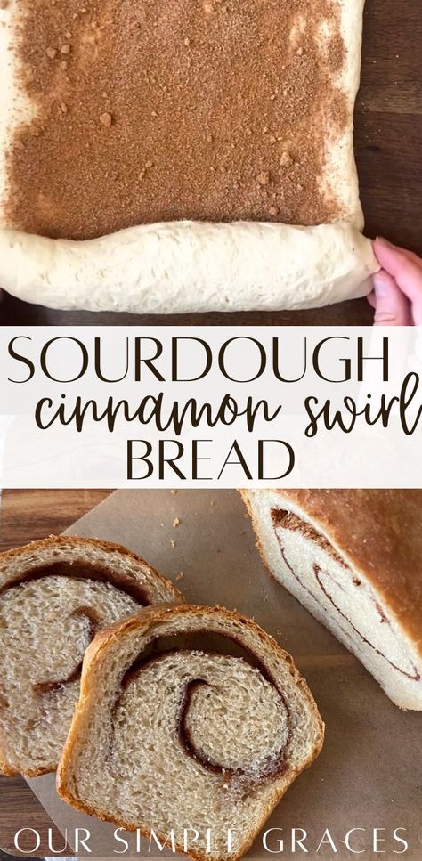 Sourdough Cinnamon Bread, Cinnamon Sugar Butter, Dough Starter Recipe, Easy Sourdough Bread Recipe, Recipe Using Sourdough Starter, Sourdough Bread Starter, Sourdough Bread Sandwiches, Swirl Bread, Sourdough Starter Discard Recipe