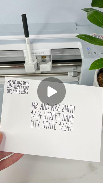 Address Envelopes With Cricut, Addressing Envelopes With Cricut, Cricut Addressing Envelopes, Cricut Envelope Addressing, Envelopes Cricut, Cricut Pen Projects, Cricut Writing, Addressed Envelopes, Circuit Maker