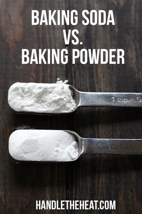 Become a BETTER BAKER by learning the surprising differnces between baking soda vs. baking powder! Make Baking Powder, Baking Soda Benefits, Handle The Heat, Baking 101, Baking Basics, Baking Science, Baking Soda Uses, Food Info, Cooking Techniques