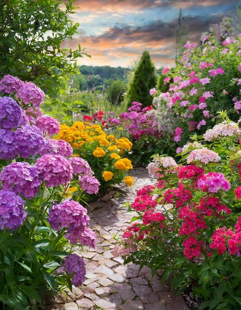 Are you looking for beautiful and colorful flowers to add to your garden but don't have a lot of Beautiful Plants For Garden, Floral Garden Landscape, Lawn With Flowers, Dreamy Flower Garden, Nice Flowers Beautiful, Yard Full Of Flowers, Cottage Flower Landscape, Beautiful Gardens Flowers, Beautiful Flower Fields Landscapes