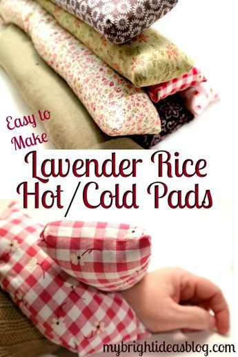 Diy Rice Bags, Lavender Rice, Homemade Heating Pad, Diy Heating Pad, Shoulder Muscle, Microwave Rice, Rice Heating Pads, Rice Pack, Hot Cold Packs