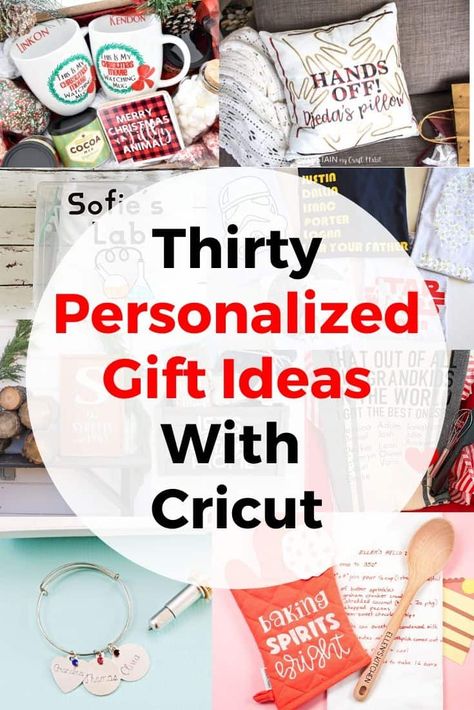 Make gifts for everyone on your list quickly and easily with your Cricut machine #ad #cricutcreated Gift Ideas With Cricut, Personalized Gift Ideas, Personalised Gifts Diy, Monogram Towels, Stationary Gifts, Diy Cricut, Cricut Machine, Easy Diy Crafts, Diy Personalized