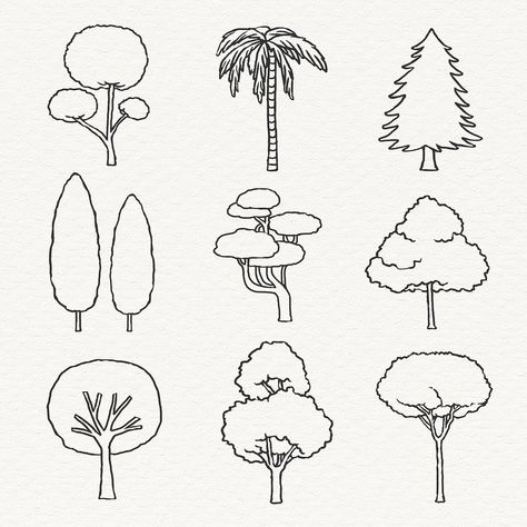 Download premium psd / image of Simple tree line art collage element set psd by Nunny about fir tree botanical, pine tree line art, christmas tree cut out line art, black and white garden, and japanese line illustration 6004216 Tree Line Drawing Simple, Simple Tree Design, Draw Trees Simple, Minimalist Tree Drawing, Simple Tree Illustration, Tree Doodle Simple, Tree Sketches Simple, Tree Simple Drawing, Tree Easy Drawing