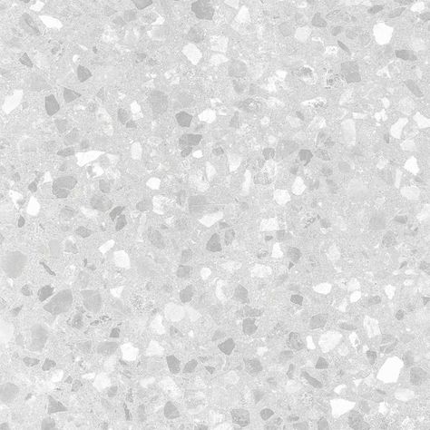 Qube Tiles Veneziana 24" x 24" Porcelain Terrazzo Floor & Wall Tile | Wayfair Terrazo Tile Bathroom Ideas, Grey Terrazzo Texture, Tile 2023, Terrazzo Texture Seamless, White Terrazzo Tile, Terrazzo Texture, Terrazzo Floor, Holiday Living Room, Shiplap Backsplash