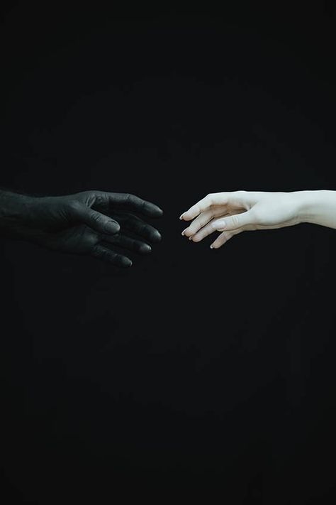 Good Vs Evil - Album on Imgur Hand Holding, In The Dark, Black Background, A Black, Two Hands, Black