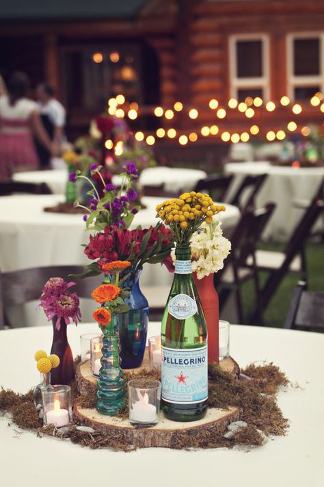 Flowers In Vases, Eclectic Wedding, Rustic Wedding Centerpieces, בר מצווה, Wildflower Wedding, Whimsical Wedding, Utah Weddings, Different Flowers, Vineyard Wedding