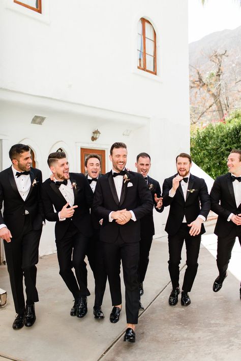 Pink Palm Springs, Groomsmen Wedding Photos, Pose Pengantin, Wedding Cheers, Groomsmen Poses, Wedding Photography Bridal Party, Groom Wedding Attire, Groomsmen Photos, Millennial Pink