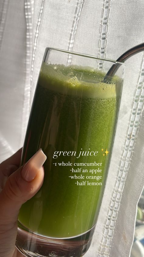 Healthy Juicer Recipes, Healthy Juice Drinks, Smoothie Drink Recipes, Healthy Food Inspiration, Easy Healthy Meal Prep, Makanan Diet, Healthy Food Dishes, Healthy Food Motivation, Healthy Lifestyle Food