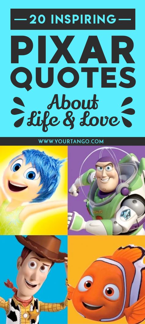 #Pixar #films and #Disney #movies are entertaining, but we can learn important #lifelessons from them, too. These inspirational Disney Pixar #quotes about life and #love are from the most iconic family movies we all grew up watching. #yourtango | Follow us on Pinterest: www.pinterest.com/yourtango | Quotes From Pixar Movies, Quotes From Disney Movies Life Lessons, Classic Disney Quotes, Pixar Quotes Funny, Disney Letterboard Quotes, Cute Movie Quotes Love, Family Quotes Disney, Graduation Quotes From Movies, Fun Disney Quotes