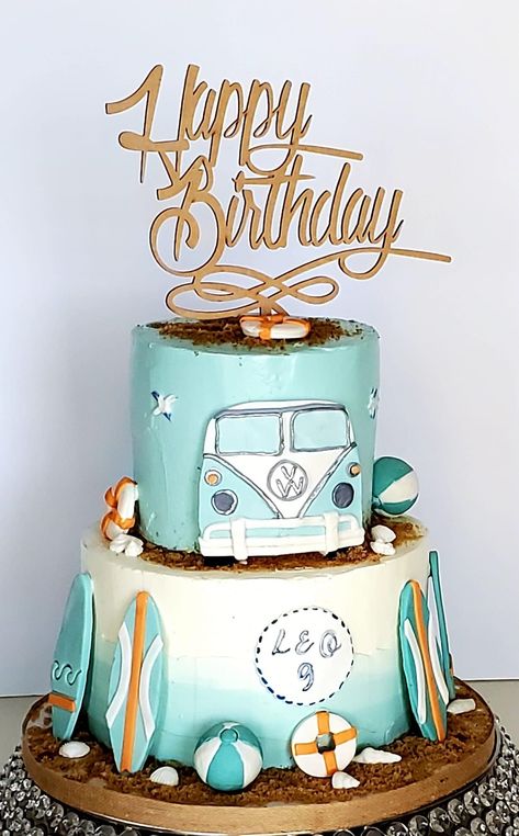 Baby On Board Cake Ideas, Outer Banks Birthday Cake Ideas, Surfer Birthday Cake, Outerbanks Themed Birthday Party, Surf Cakes Birthday, Obx Outer Banks Birthday Cake, Surfs Up Birthday Cake, Outer Banks Cake Ideas, Outerbanks Birthday Theme