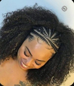 Stylish crochet braids hairstyles to consider this season. - Stylish Naija Braided Cornrow With Weave, Cornrow With Curly Weave, Half Fulani Braids Half Curly, Fulani Braids With Body Wave, Half Cornrow Styles, Half Cornrows Half Sew In Weave Curly, Zig Zag Cornrows Braids With Curls, Half Cornrows Half Curly Natural Hair, Corn Row Braids Half Up Half Down