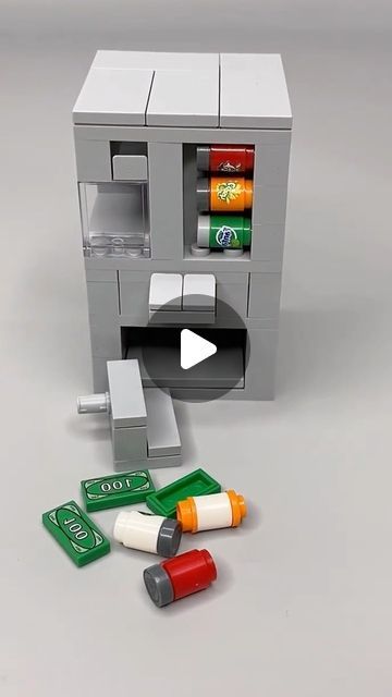 Lego X Men Moc, Lego Builds Easy, Lego Dispenser, Bank Lego, Lego Washing Machine, Easy Things To Make Out Of Legos, Lego Cool Ideas, Lego How To Build, Cool Things To Make With Legos