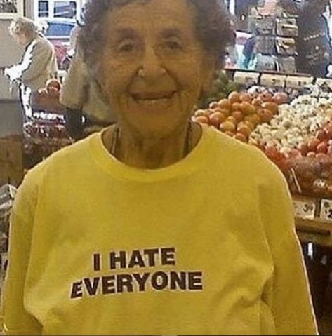 I Hate Everyone, Hate Everyone, Funny Text, T Shirts, Yellow, Funny, T Shirt