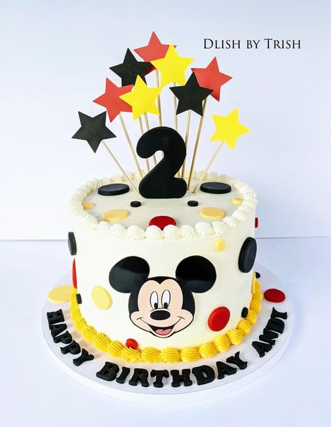 Mickey Mouse One Year Birthday Cake, Mickey Mouse Oh Twodles Cake, Mickey Mouse Second Birthday Cake, Mickey Cake Ideas, Mickey Mouse Smash Cake First Birthdays, Mickey Mouse Birthday Cake Ideas, Mickey Mouse Twodles 2nd Birthday Cake, Mickey First Birthday Cake, Mickey Mouse Cake Buttercream