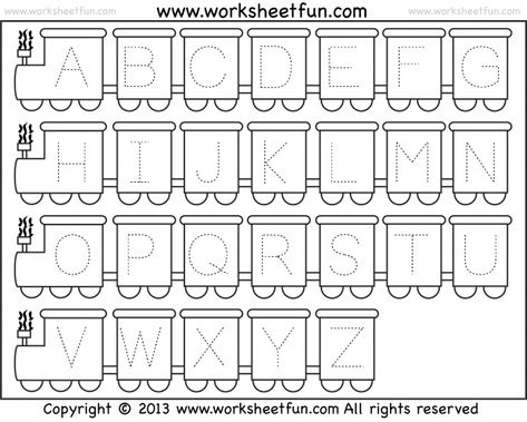 Letter Tracing Worksheet – Train Theme / FREE Printable Worksheets – Worksheetfun Handwriting Worksheets For Kindergarten, Worksheet Alphabet, Alphabet Practice Worksheets, Free Printable Alphabet Worksheets, Alphabet Letter Worksheets, Letter Recognition Worksheets, Letter Worksheets For Preschool, Printable Alphabet Worksheets, Abc Worksheets