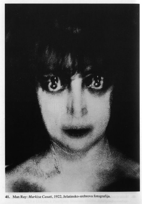 Man Ray, Markiza Casati, Surrealistic Photography Man Ray, Black And White, Photography, White, Black