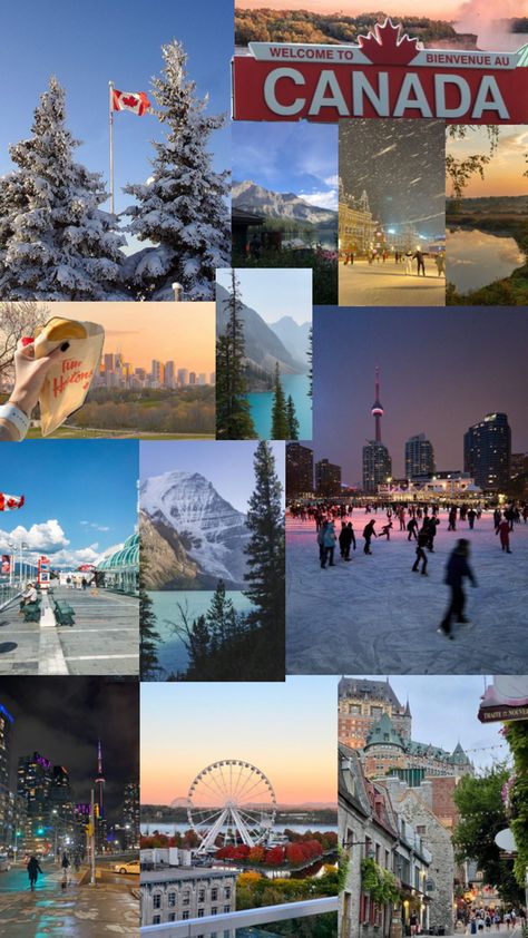 Moving To Canada Aesthetic, Canadian Winter Aesthetic, Canada Pictures Instagram, Canada School Aesthetic, Usa Vision Board, Canada Vision Board, Canadian Aesthetic, Canada Cities, Canada Vibes