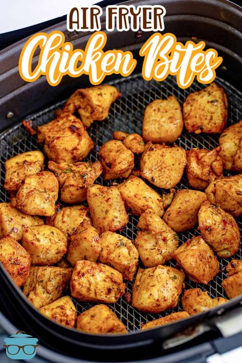 Meat Recipes In Air Fryer, Chicken On The Air Fryer, Easy Healthy Dinner Recipes For Two Air Fryer, Chicken Pieces Air Fryer, Air Fry Raw Chicken, Easy Chicken In Air Fryer, Best Chicken Air Fryer Recipes, Airfried Healthy Chicken Breast, Air Fryer Chicken Skewers Easy