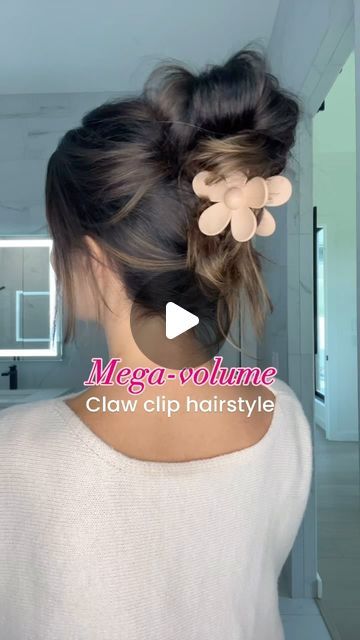 Up Dos Easy, Cute Claw Clip Updos, Second Day Hairstyles Medium, Messy Hairdos For Medium Hair, Quick Claw Clip Hairstyles, Wet Updos For Long Hair, Claw Clip Up Dos Long Hair, Quick Hair Updos For Medium Hair, Claw Clip Hairstyles Front View