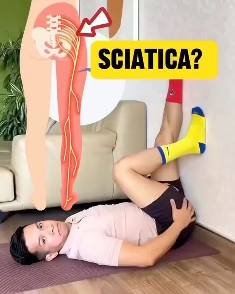 Health DIY - Natural Remedies | Sciatica pain relief exercises! By @physicaltherapysession. Follow him for… | Instagram Sciatic Nerve Exercises, Sciatic Nerve Stretches, Sciatic Nerve Relief, Yoga For Sciatica, Sciatica Stretches, Sciatica Exercises, Sciatica Pain Relief, Sciatica Relief, Lower Back Pain Exercises