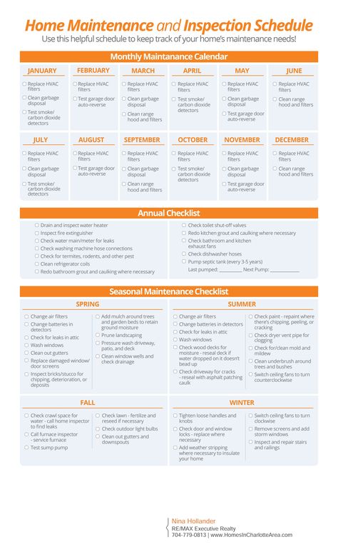 Annual Home Maintenance Schedule & Checklist Home Management Binder, Construction Minecraft, Home Maintenance Schedule, Finanse Osobiste, Yard Maintenance, Home Maintenance Checklist, Maintenance Checklist, Home Binder, Home Buying Tips