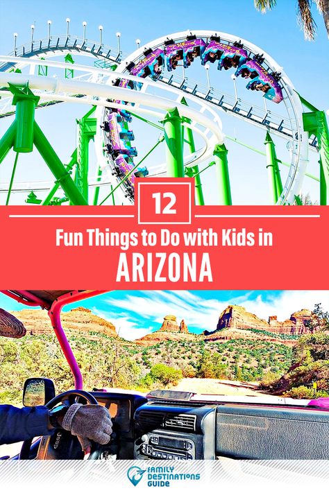 Dreaming about a family vacation to Arizona and looking for things to do? We’re FamilyDestinationsGuide, and we’re here to help: Discover the most fun things to do in Arizona with kids - so you get memories that last a lifetime! #arizona #arizonathingstodo #arizonawithkids #arizonaactivities Arizona Activities, Arizona With Kids, Places To Go In Arizona, Things To Do In Arizona, Arizona Trip, Arizona Vacation, Visit Arizona, Arizona Road Trip, Glendale Arizona