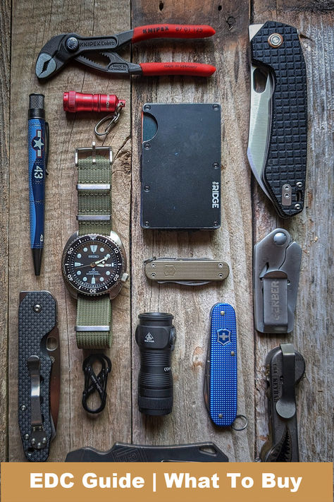 Equip yourself with the best everyday carry (EDC) essentials with our ultimate buying guide! Explore top picks and expert advice on knives, multitools, flashlights, and more to enhance your daily preparedness and efficiency. Perfect for beginners and seasoned enthusiasts alike. Dive into the guide at TechWriterEDC.com! #EDCGear #EverydayCarry #Preparedness #GearUp Mochila Edc, Urban Survival Kit, Bushcraft Essentials, Everyday Carry Tools, Everyday Carry Edc, Multitool Edc, Edc Backpack, Edc Carry, Get Home Bag