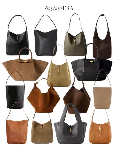 I’ve officially entered my big bag era 🤎 mini bags are out and big bags are in. Who’s with me? Big Shopper Bag, Arielle Lorre, Bucket Tote, Trendy Handbags, Big Bag, Big Bags, Fit Check, Shopper Bag, Black Bag