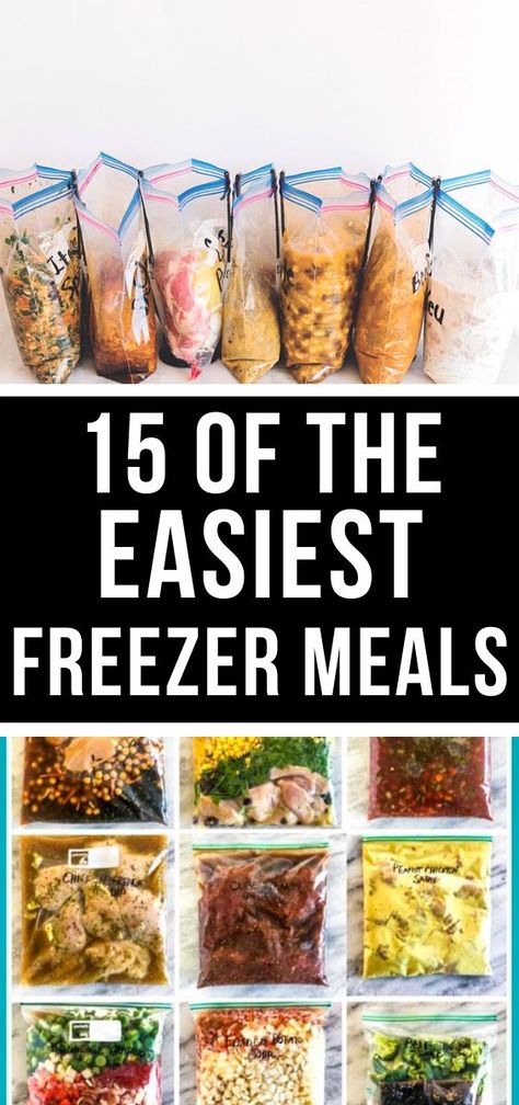 Deep Freezer Meal Prep, Ziplock Freezer Meals Dump Dinners, Dinner Prep Freezer Meals, Easy Meal Prep Ideas To Freeze, How To Prep Freezer Meals, 5 Ingredient Freezer Meals, Meal Prep Dump Meals, Chicken Meal Prep Freezer, Frozen Prep Meals