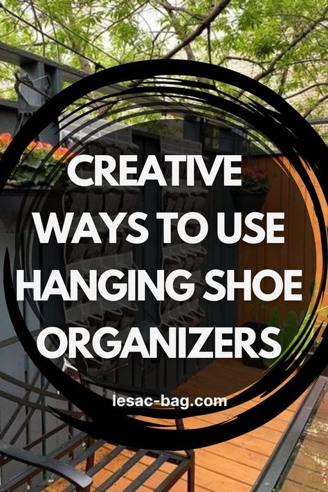 Creative uses for wall hanging shoe organizers. Tons of ideas for you to easily and simply have a tidy home even with kids. Hanging Shoes On Wall, Hanging Purses On Wall, Hanging Shoe Organizer Ideas, Shoe Caddy, Hanging Wall Organizer, Hanging Purses, Wall Mounted Shoe Rack, Shoe Organizers, Hanging Shoe Organizer